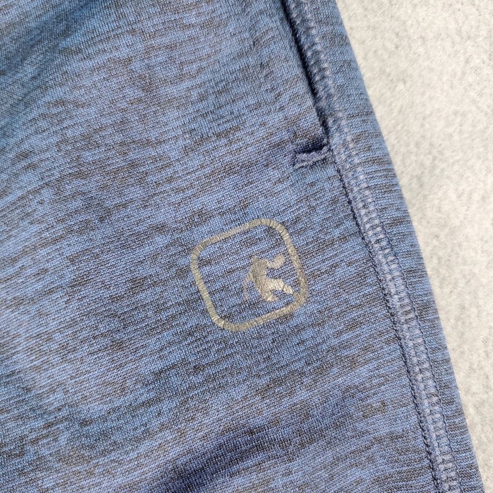 AND1 Mens Blue‎ Space Dye Performance Joggers XL Fleece Line Bungee Hem flaw - Picture 10 of 10